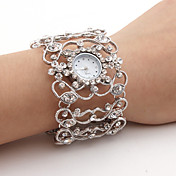 Dame Diamant armbåndsur (Sølv)