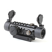 1 x 30 fucile laser riflesso portata vista (rosso + configurabile laser verde)