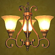 Elegant Chandelier with 3 Lights in Classic Style