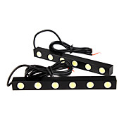 2 kpl LED-huomiovalot / sumuvalo X6 (vedenpitävä, anti-vibration)