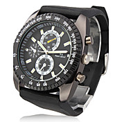 Orologio New Stilish, sportivo, da uomo, cinturino in silicone nero