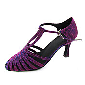 Taffeta Upper Dance Shoes Ballroom Latin/ Modern Shoes for Women