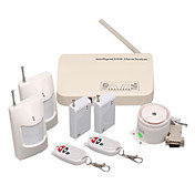 9 draadloos bewaken zones GSM alarm systeem + draadloos toetsenbord met vier sensoren