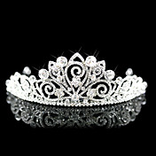 smuk legering med cubic zirconia bryllup brude tiara