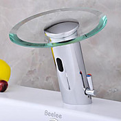 cascata rubinetto lavabo bagno con l'energia idroelettrica sensore automatico (caldo e freddo)