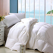 twin / full / queen-size sólido branco de algodão acetinado contagem da linha 330 para baixo comforter
