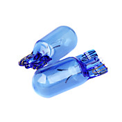 T10 4000K 5W hvit halogen signal pærer (st 12v/pair)