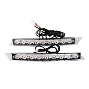 voiture diurne lumière / léger brouillard (2 pièces, 9 LED)