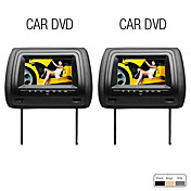 7 inch digitaal scherm auto hoofdsteun dvd speler (FM-zender, usb / sd, spel, gratis koptelefoon, een paar)