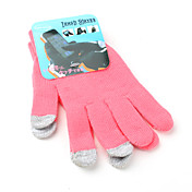 guantes de pantalla táctil universales de banda para el iPhone y IPAD (rosa)
