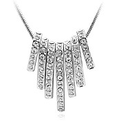 Crystal Necklaces In Silver Alloy