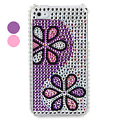 flor padrão caso pvc protetor para iphone 4, 4s