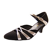 Customize Performance Dance Shoes Leatherette/ Velvet Upper Modern Shoes for Women