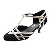 Customize Performance Dance Shoes Leatherette/ Velvet Upper Modern Shoes for Women