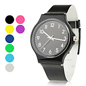 plastica orologio da polso al quarzo banda