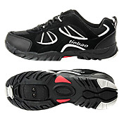Cycling MTB SPD Shoes & Casual Shoes With Cowsuede Leather And Breathable Mesh Upper Black Color