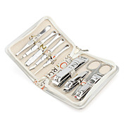 Stainless Steel Manicure and Makeup Kit (White,9 packs)