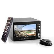 iprosecur - 4-Kanal-DVR Sicherheitssystem mit 7-Zoll-LCD-Bildschirm (h. 264, 2x SATA HDD-Schnittstellen)