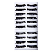 lange, gebogen mode wimpers met extra volume 1088 # - 10 paar per doos