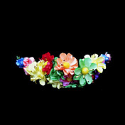 lyse bukett krans / headpiece for blomst jenter