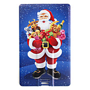 1GB Santa Claus Card Style USB Flash Drive (Blue)