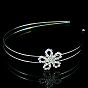 Schitterend collier bloem bruids-hoofdband / hoofddeksel