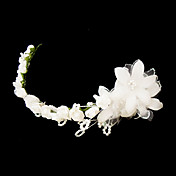 Beautiful Satin/Imitation Pearl/Paper Wedding Flowers/Headpiece