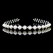 elegante imitatie parel bruids hoofdband / hoofddeksel