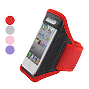 beschermende case met armband voor iPhone 4 en 4s (verschillende kleuren)