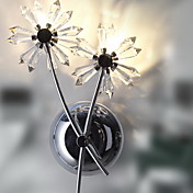 Egypt Imported Crystal Wall Light with 2 Lights - Floral Shade