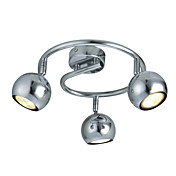Semi Flush Mount with 3 Lights - Downward (Gu10 Bulb Base)