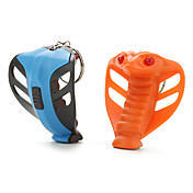 Cobra Shaped LED Light with Keychain (Assorted Colors)
