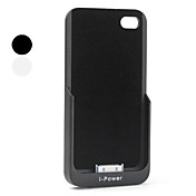 Transportabler Akku für iPhone 4 und 4S (Farben sortiert, 2200mAh)