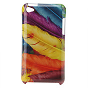 Retro beskyttende Hard cover til iPod Touch 4 (Fjer)
