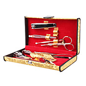10 In 1 Nail Care Clippers Cuticle Pusher Manicure Pedicure Set