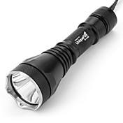 uniquefire 2190 1000-lumen lommelykt med Cree XM-l T6 ledet