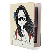 Schattige PU-Leren Hoes en Standaard Voor iPad 2