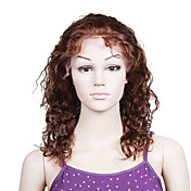 Lace Front With Adjustable Strap At Back Little Curl 14 inch Indian Remy Lace Wig 26 Colors Available