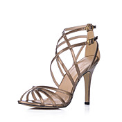 Leatherette Stiletto Heel Sandals (More Colors)
