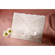 personalizada estilo de la flora de tres doblado invitación de la boda con el arco blanco (juego de 50)