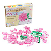 Mini DIY 3D Crystal Rose Puzzle