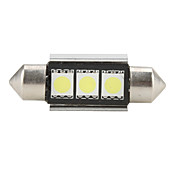 36mm 5050 SMD llevó 5500K bombilla de luz blanca para el coche