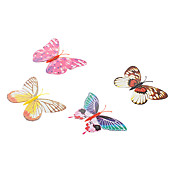 Fluorescent Butterfly Shaped Fridge Magnet (Random Color)