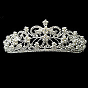 Alloy With Rhinestone And Pearl Nature Bridal Tiara