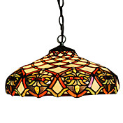 CEREDIGION - Lustre Tiffany com 2 Lâmpadas