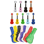 Yadars - Basswood Soprano Ukulele with Gig Bag (Multi-color)