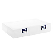 stoccaggio box contenitore in plastica con divisori regolabili (5-9 vani)