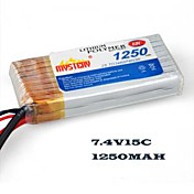 MYSTERY 1250mAh 15C 7.4V 2S1P LiPoly Battery(MY12152)