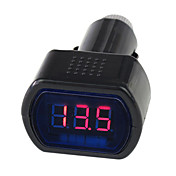 12v/24v numérique a entraîné jauge voltmètre automatique voiture / camion