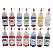 haute qualité 14 encre de tatouage de couleur mis 14 * 30 ml